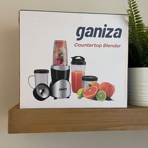 Ganiza Countertop Blender. Personal Smoothie Maker with Multiple Cups